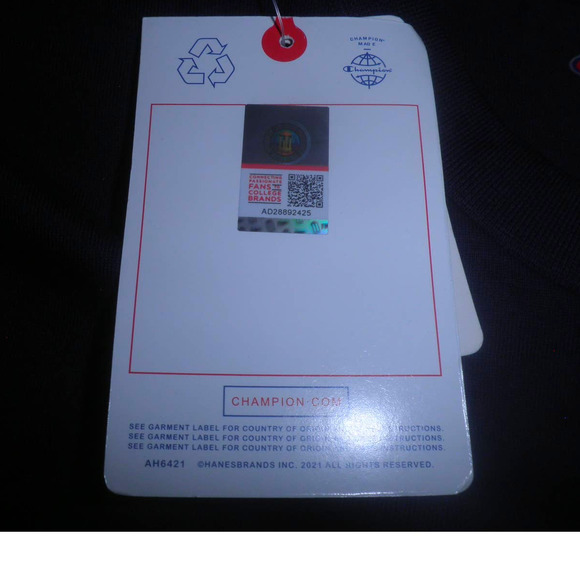 Champion Licensed NCAA Shirt, Auburn University, Founded 1856, Orange and Blue - Picture 8 of 8